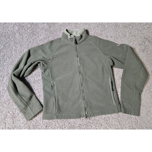 Nike ACG Thermal Layer 2 Fleece Full Zip Jacket Olive Green Youth Size 4-6 Small - Picture 1 of 6